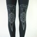 Black Refraction Jersey Leggings Winter and Regular Weight