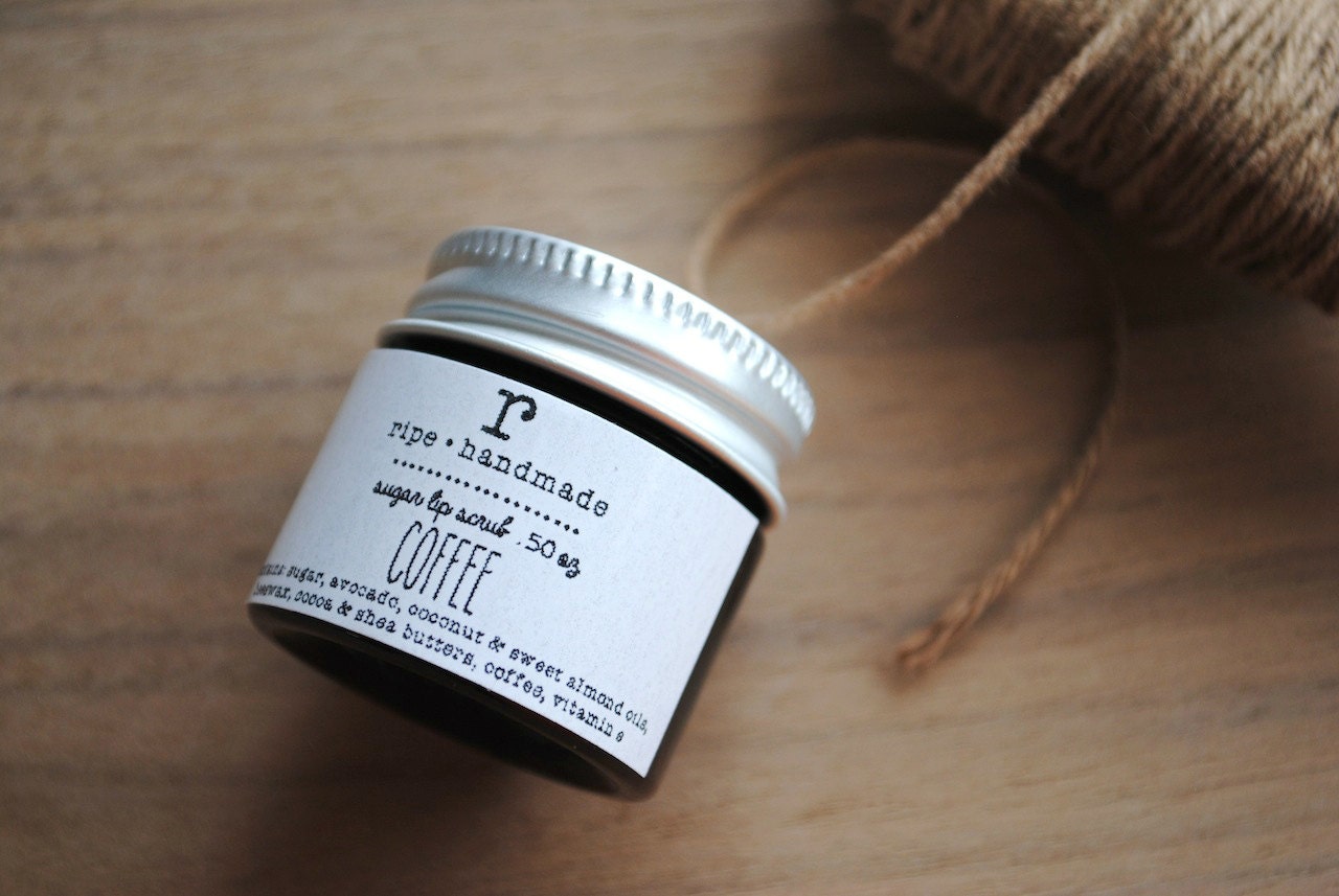 Coffee Lip Scrub Exfoliating Soft Lips Coconut Oil Cocoa