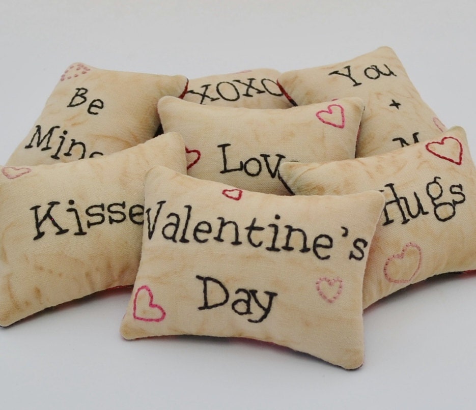 Valentines Day Decorative Pillows Love Bowl by RyensMarketplace