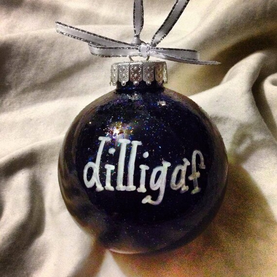 holiday christmas ornament dilligaf by rhythmsofgraceart holiday christmas ornament dilligaf by rhythmsofgraceart