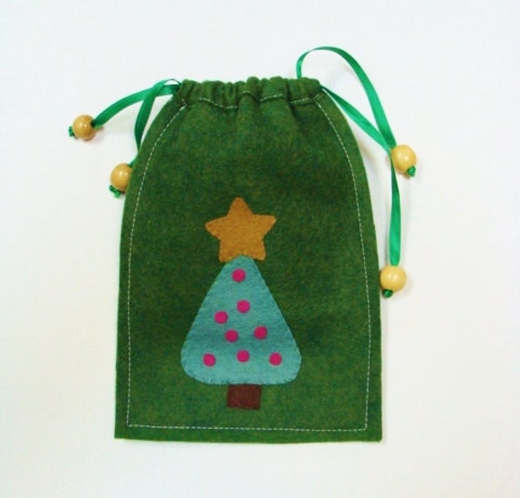 Gift Bag Felt Drawstring 6x9 PDF Instant Download