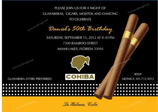 Cigar Party Invitations 10