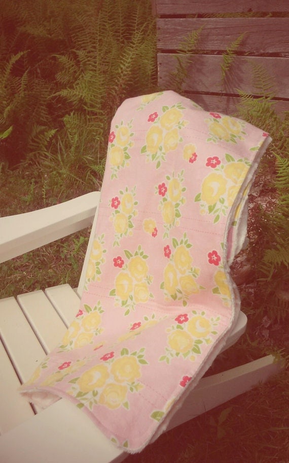 Pink Lemonade Floral Snuggle Blanket