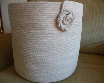 Popular items for coiled rope basket on Etsy