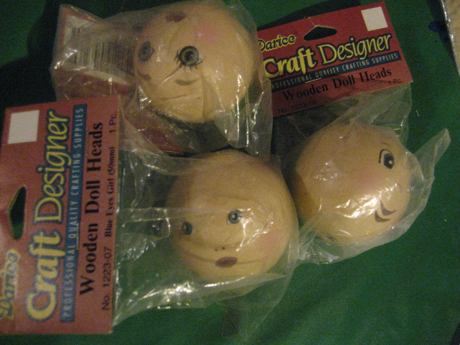 lot of doll heads