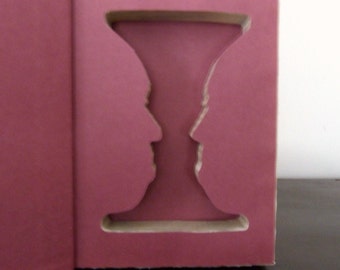 Dr. Jekyll and Mr. Hyde Candlestick Faces Illusion Booksafe - Hollow Book Safe - Stevenson