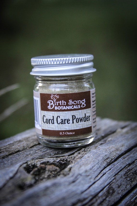 Herbal Cord Care Powder by BirthSongBotanicals on Etsy