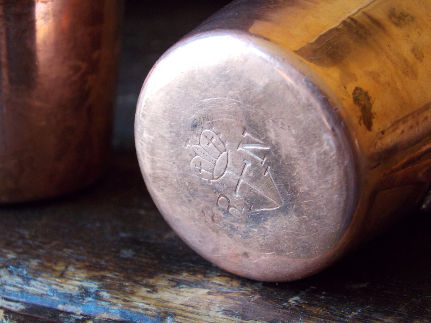 2 Royal Navy Rum Ration Cups