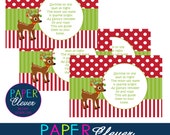 Christmas reindeer food gift tag holidays - instant download #1188 Il_170x135