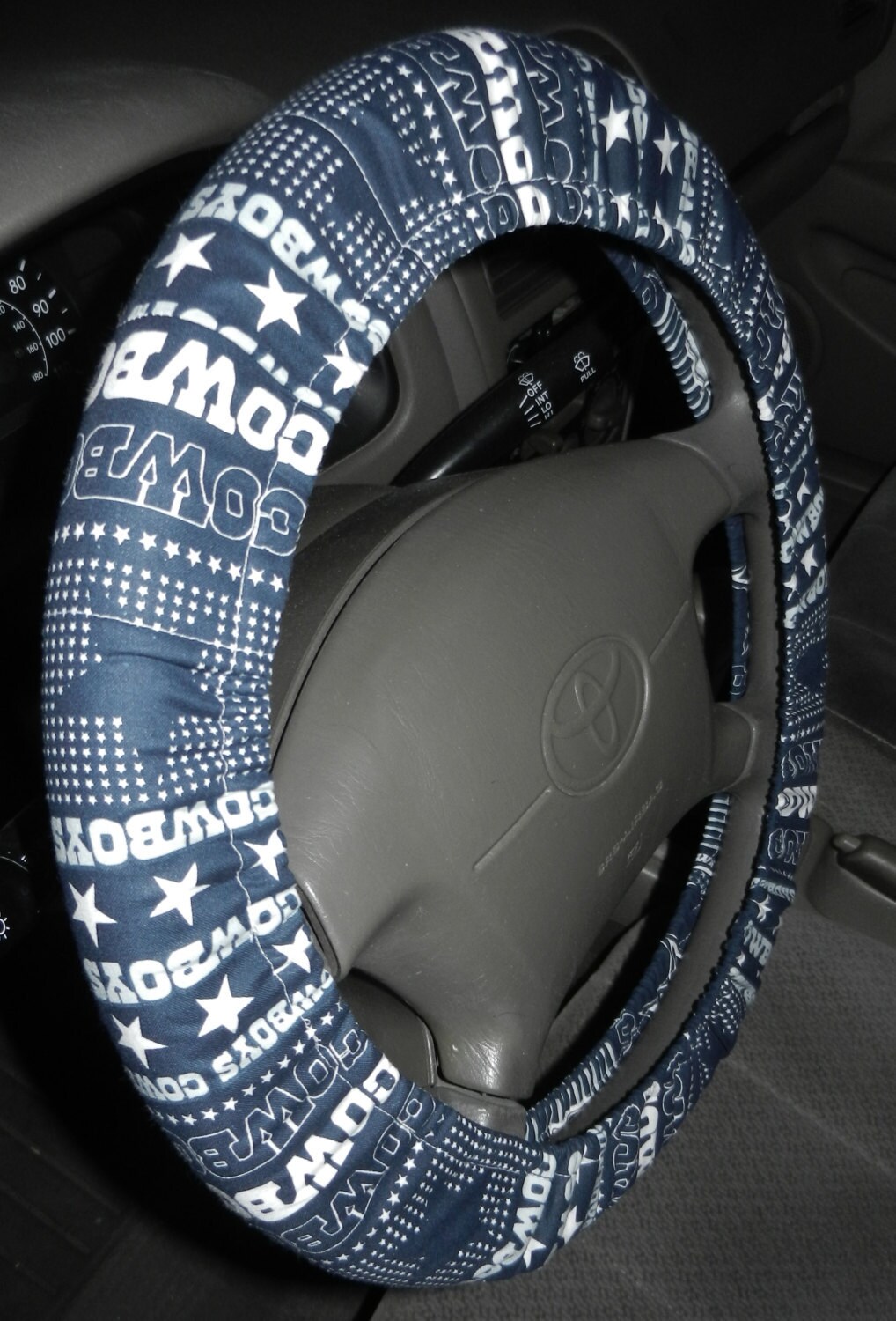 Dallas Cowboys Steering Wheel CoverFootball by EmbellishMePattyV