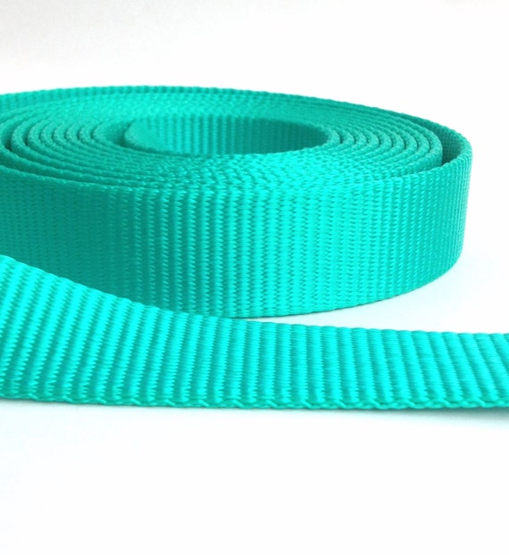 Nylon bing Heavyweight Dark Mint / Aqua 1 width 1