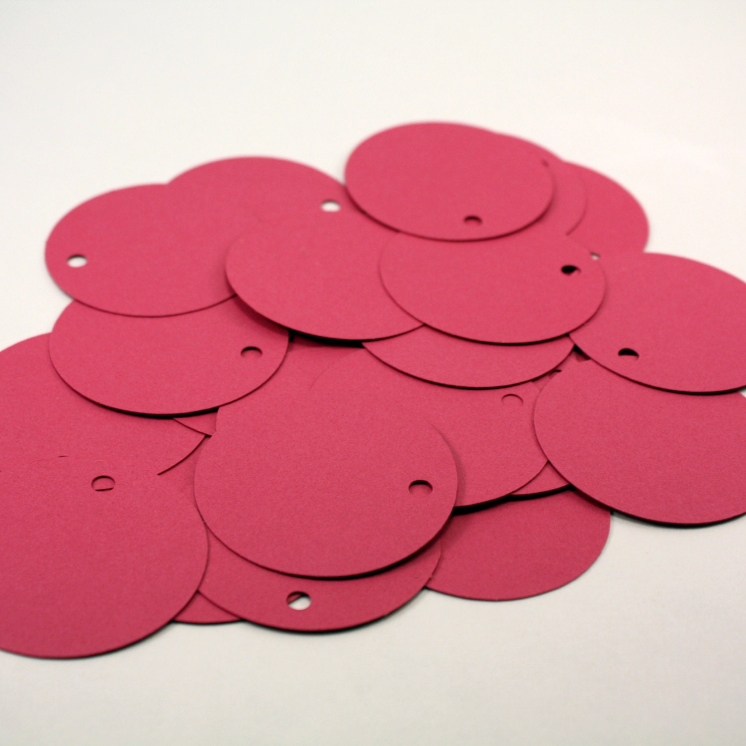 Round Hang Tags - Paper Circle Tags - DIY Round Tags - Large Round