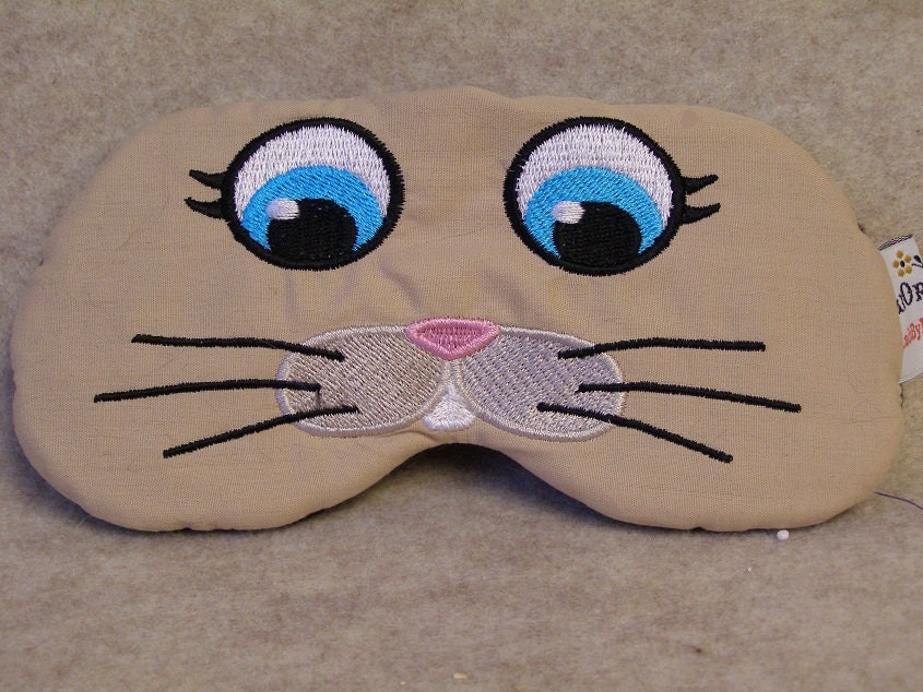 Embroidered Eye Mask for Sleeping Cute Sleep Mask for Kids
