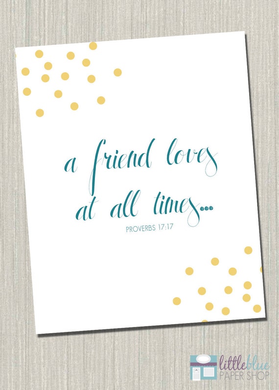 a friend loves at all times scripture