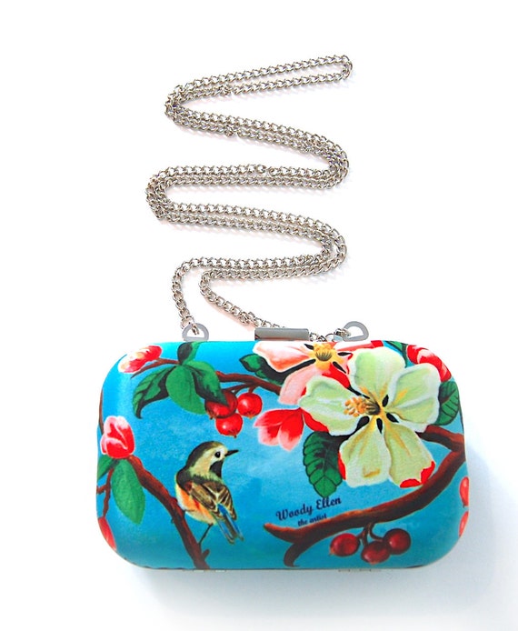 Box purse,box clutch,blossom,birthday gift,gifts for her,gifts for mom,Woody Ellen handbag,christmas gifts,christmas gift ideas