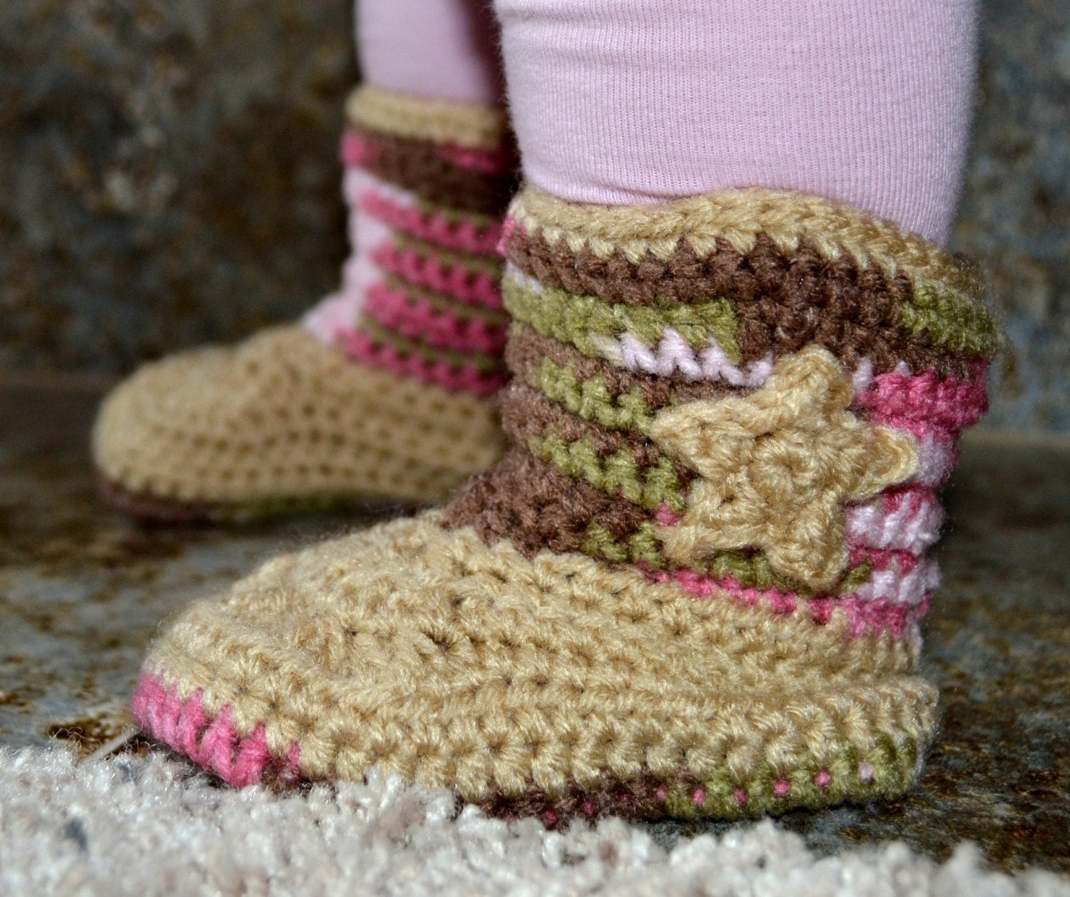 Crochet Cowboy Boots