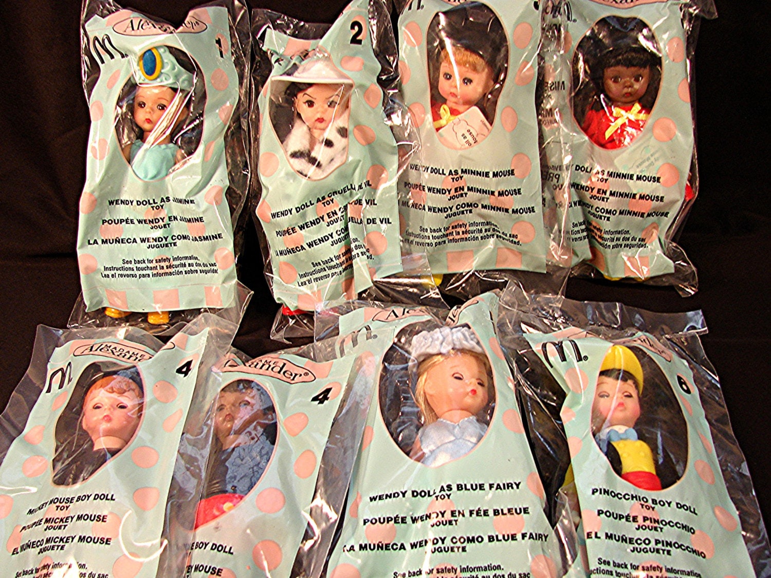 madame alexander mcdonald's dolls list