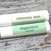 All Natural Peppermint Lip Balm - Non Waxy Lip Balm