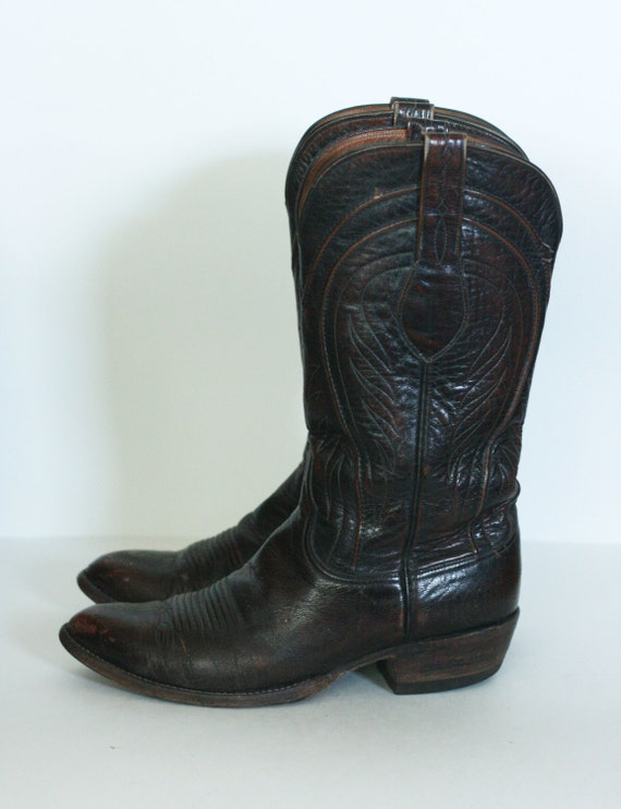 Mens High End Boots: Vintage Lucchese Boots