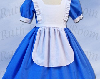 Baby's Alice in Wonderland Onesie with Pink Chiffon Dress