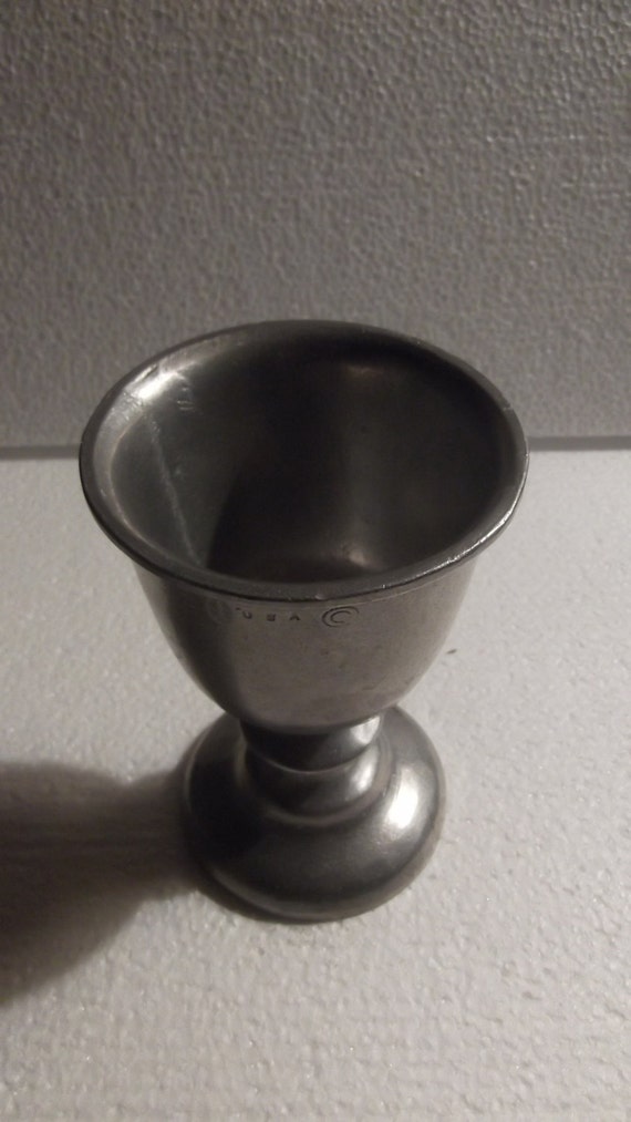 Vintage pewter cup
