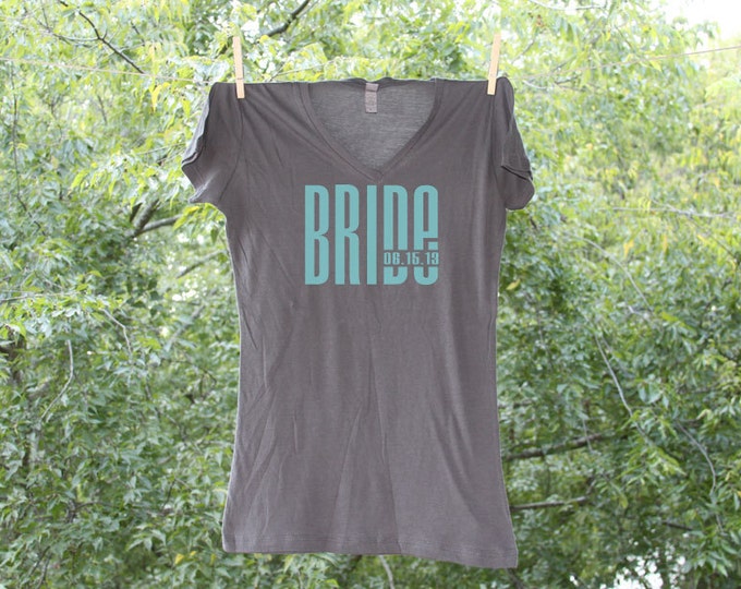 Bride Personalized Classic Droid With Date Shirt