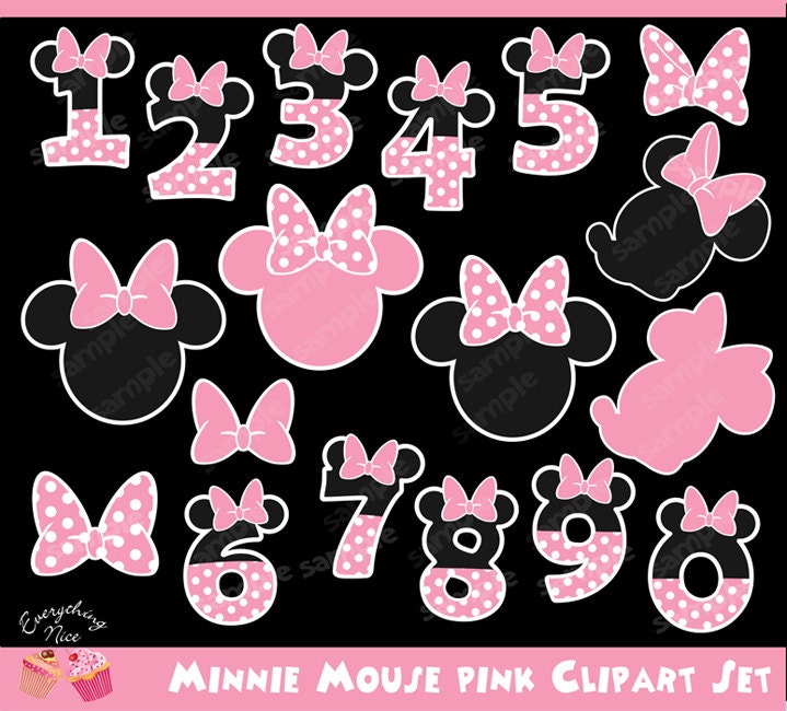 minnie mouse clip art pink - photo #25