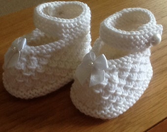 White baby shoes | Etsy