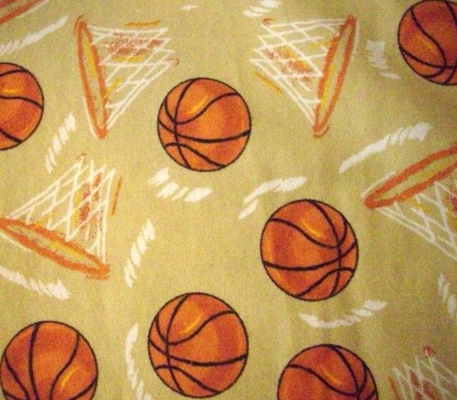 Fleece Basketball Fabric Cotton Fleece Fabric Fabric