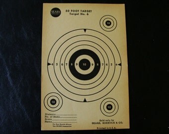Vintage 50 Foot Target no. 6 by Sears
