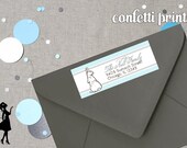 Personalized Printable Address Label - VINTAGE BUNNY Il_170x135