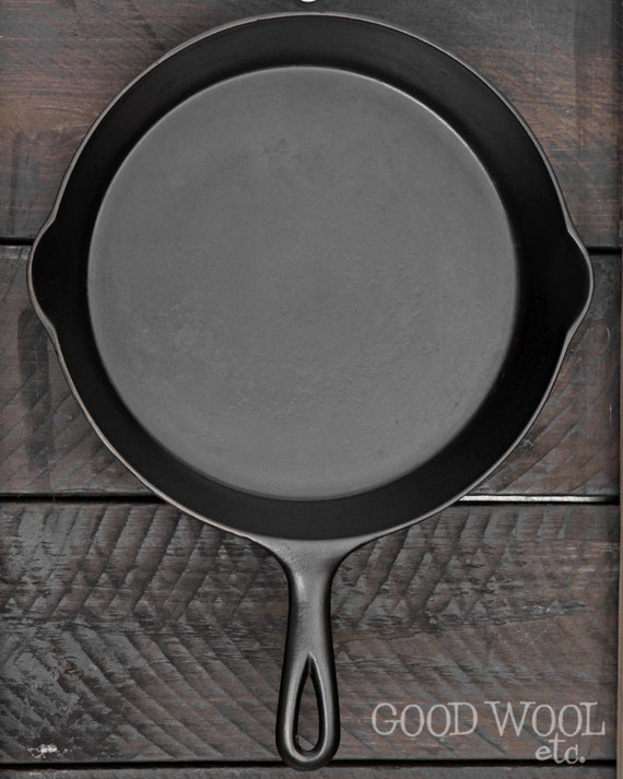 sidney hollow ware antique cast iron skillet prewagner 9