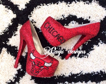 NBA Chicago Bulls High Heels Platform shoes