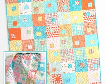 Cluck Cluck Sew Quilt Pattern Juice Boxes by Allison R. Harris in 3 Sizes