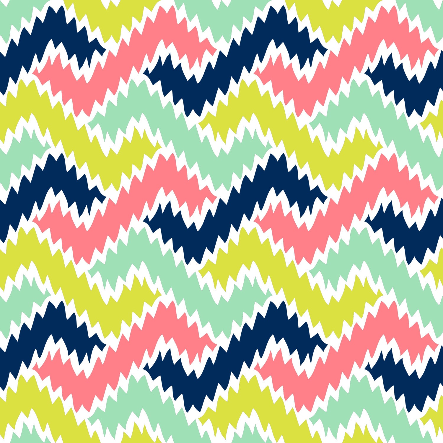 Zig Zag Multi Fabric by the Yard