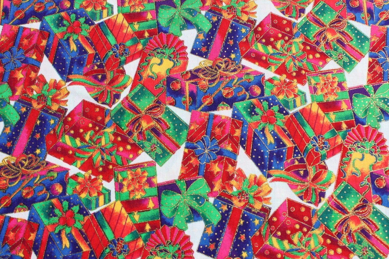 christmas fabric wrapped gifts presents bows by christmas fabric wrapped gifts presents bows by
