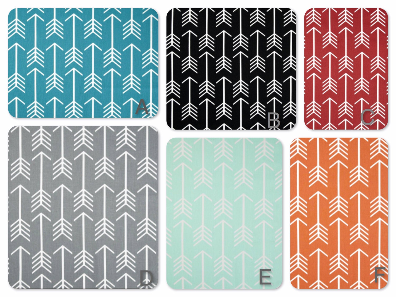 Two Arrow Curtain Panels25x84 Many colors by LavenderLinens