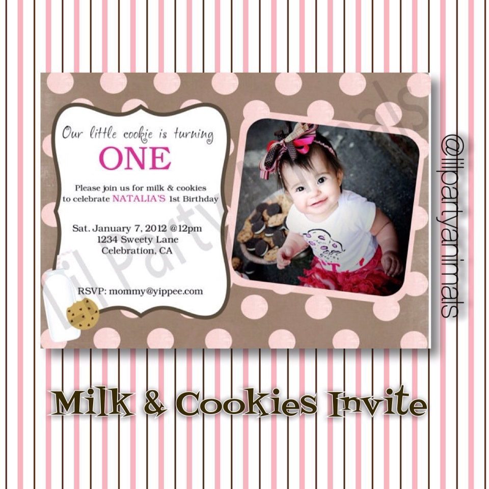 DIY Printable Milk and Cookies invite Il_570xn