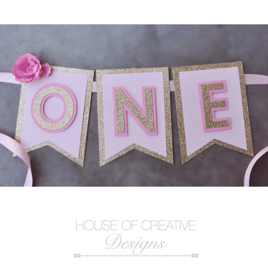 First Birthday Party High Chair Banner By HOCDesignsMarket On Etsy
