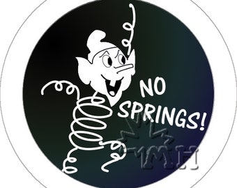 Rifftastic MST3K inspired pinback buttons / stickers Spring Fever Coily