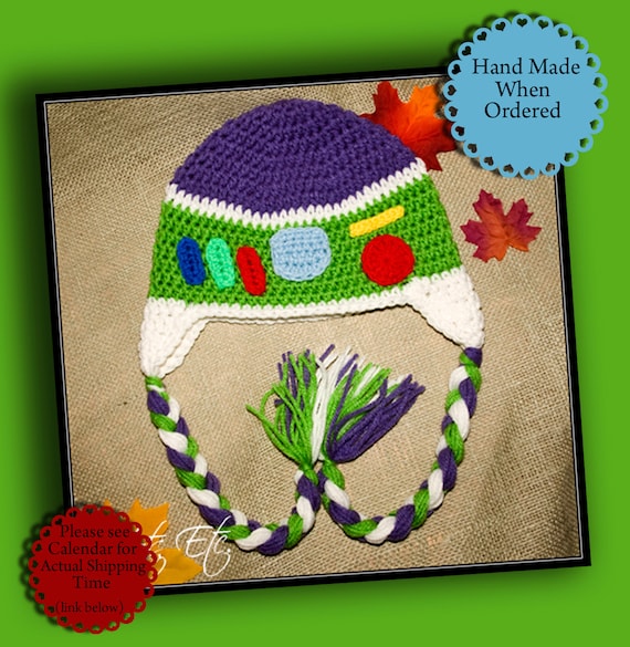 Crochet Hat inspired by Buzz Lightyear