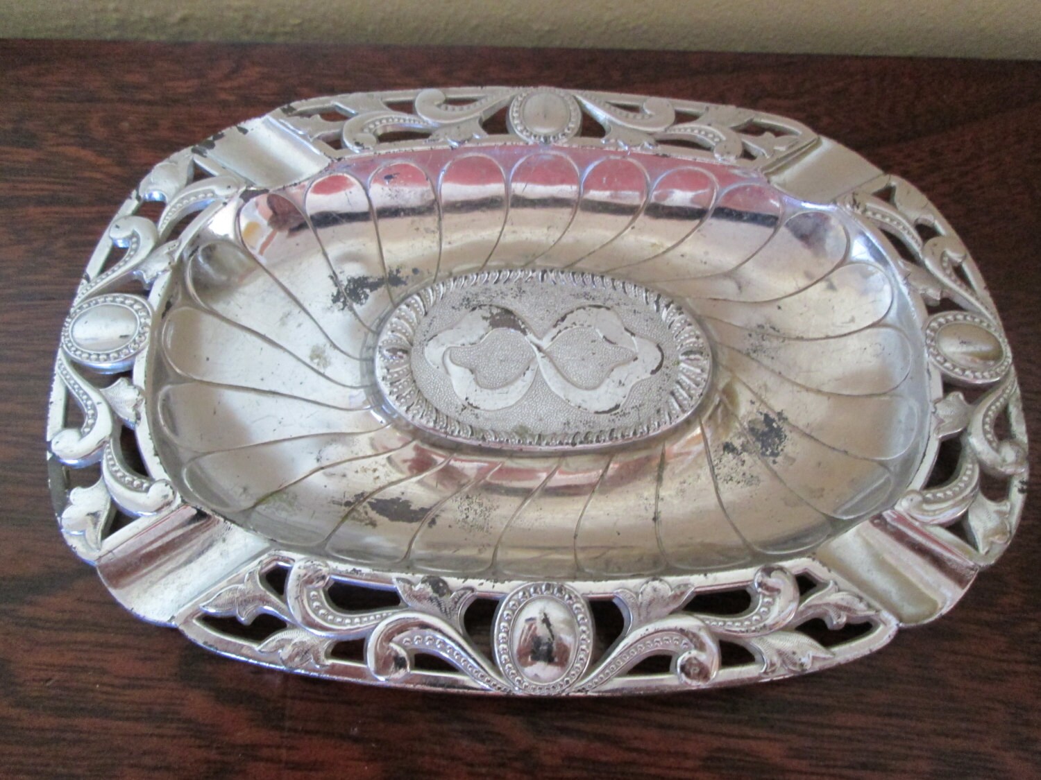 Items similar to Silver plated ashtray Made in occupied Japan on Etsy