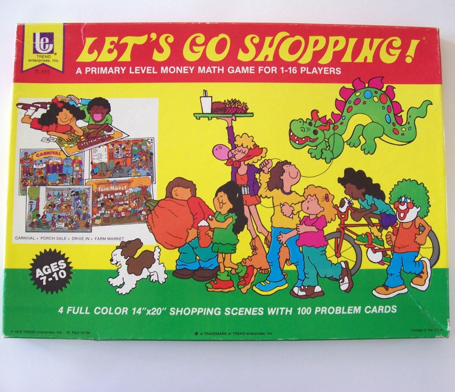 Let's Go Shopping Game Children's Money Math Game Ages
