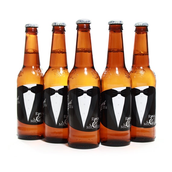 custom beer bottle labels personalized tuxedo labels for bud custom beer bottle labels personalized tuxedo labels for bud