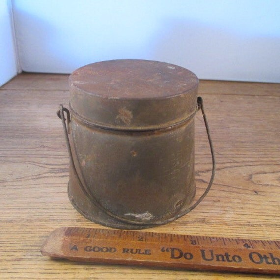 Antique Paint Brush Cleaner Tin by ChickenCoopVintage on Etsy