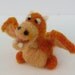 Miniature Needle Felted Crosseyed Dragon with Underbite, Miniature natural wool toy, Little Dragon, Natural toy, Baby Dragon, Tiny Wyvern