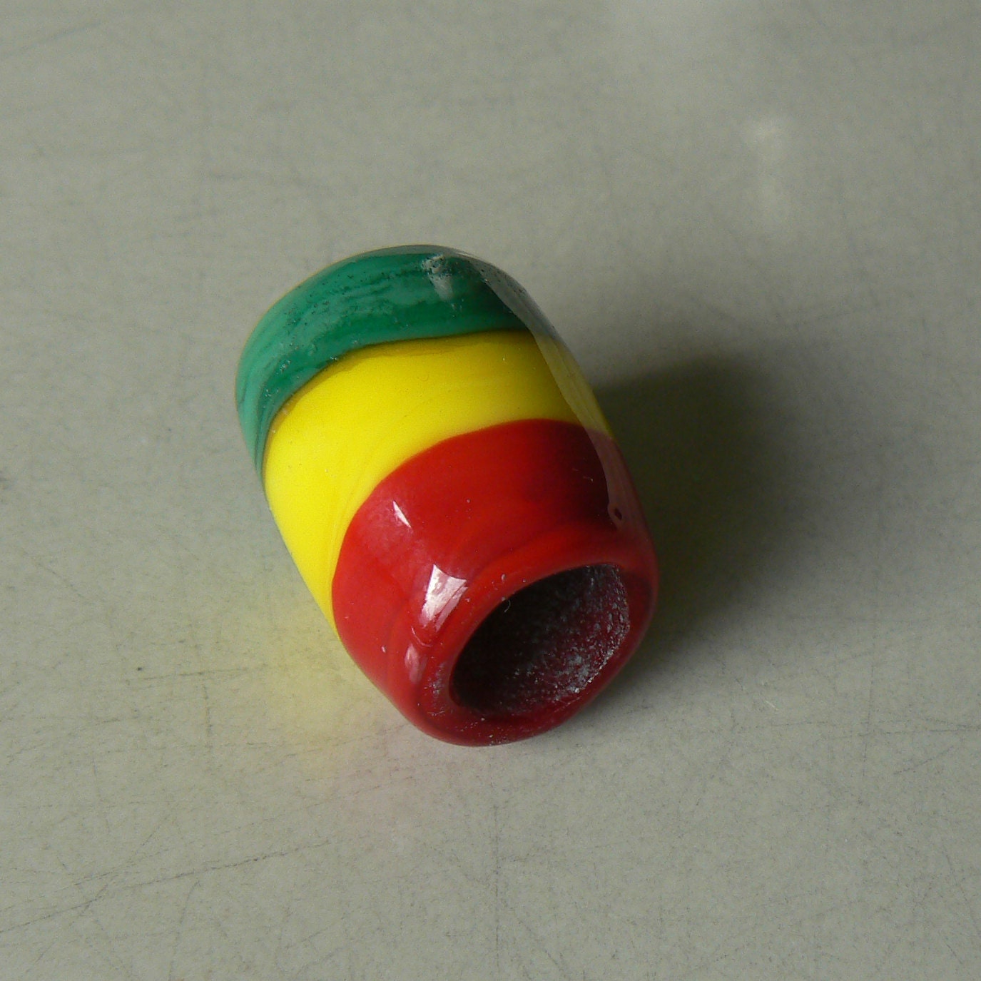 Rasta Glass Bead for DREADLOCKS RASTA PERLE dreadlocs locs