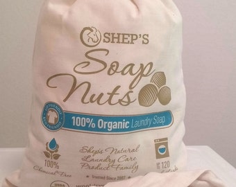 Shep's Organic Soap Nuts (Soap Berries) Natural Organic Laundry Detergent and Softener! 1lb, 1/2lb