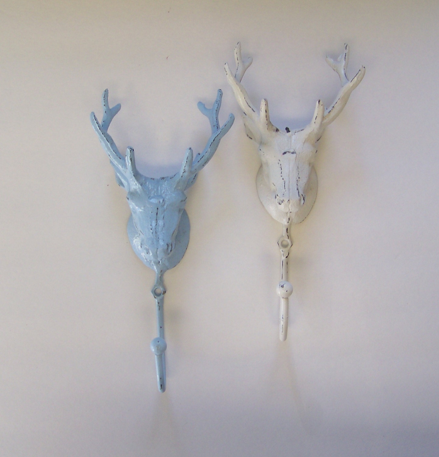 Deer Head Hook Shabby Chic Decor Bathroom Decor Wall Decor