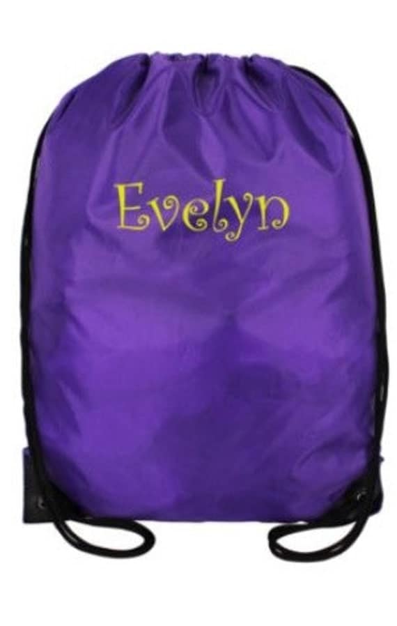 Items similar to Drawstring backpack personalized on Etsy